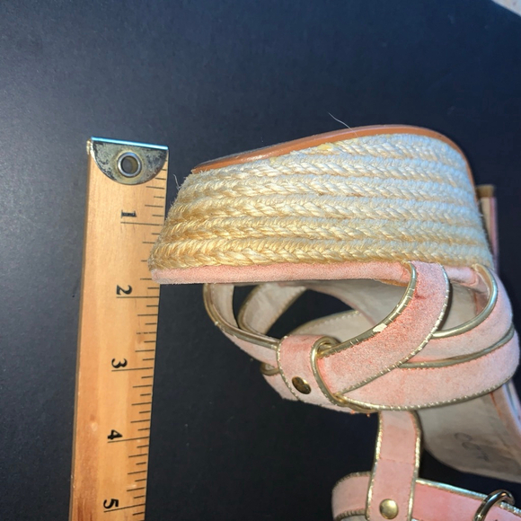 Women's Aldo pink & Gold Heels Size 39 discolouring - Picture 11 of 11
